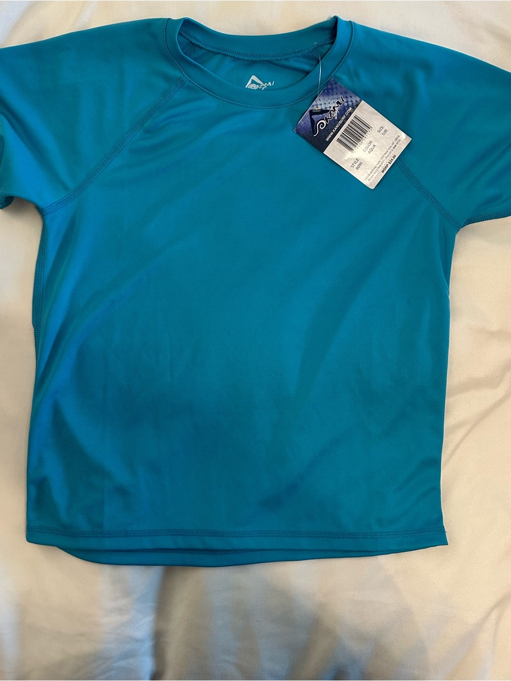 NWT UPF 50+ Kanu Surf Aqua Performance Rash-guard size small